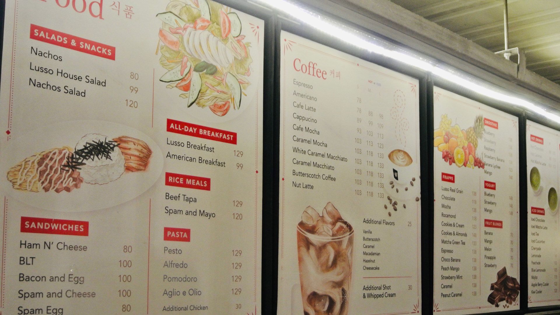 Neil Cafe Menu Cafe Lusso – Neil Torres